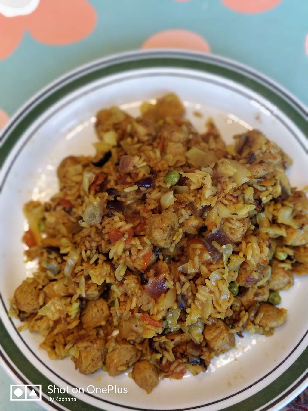 Soya(Nutrela) Maggie Pulav!!!!!! ohh yesss magic ingredient 😋😋😋😋