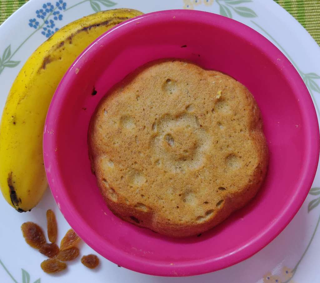 Millet-Banana muffin cake
