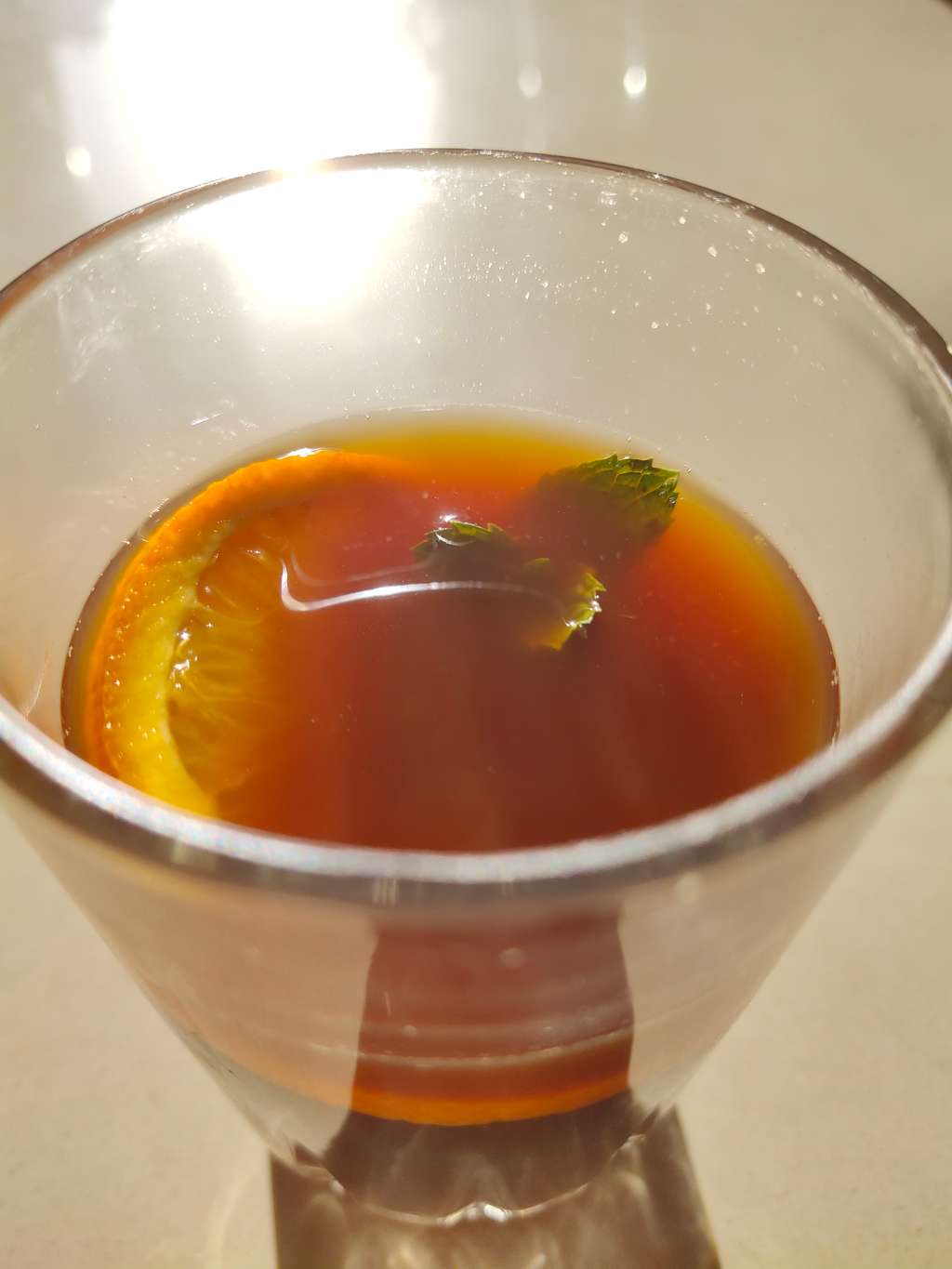 Coffee Lemonade (orange twist )