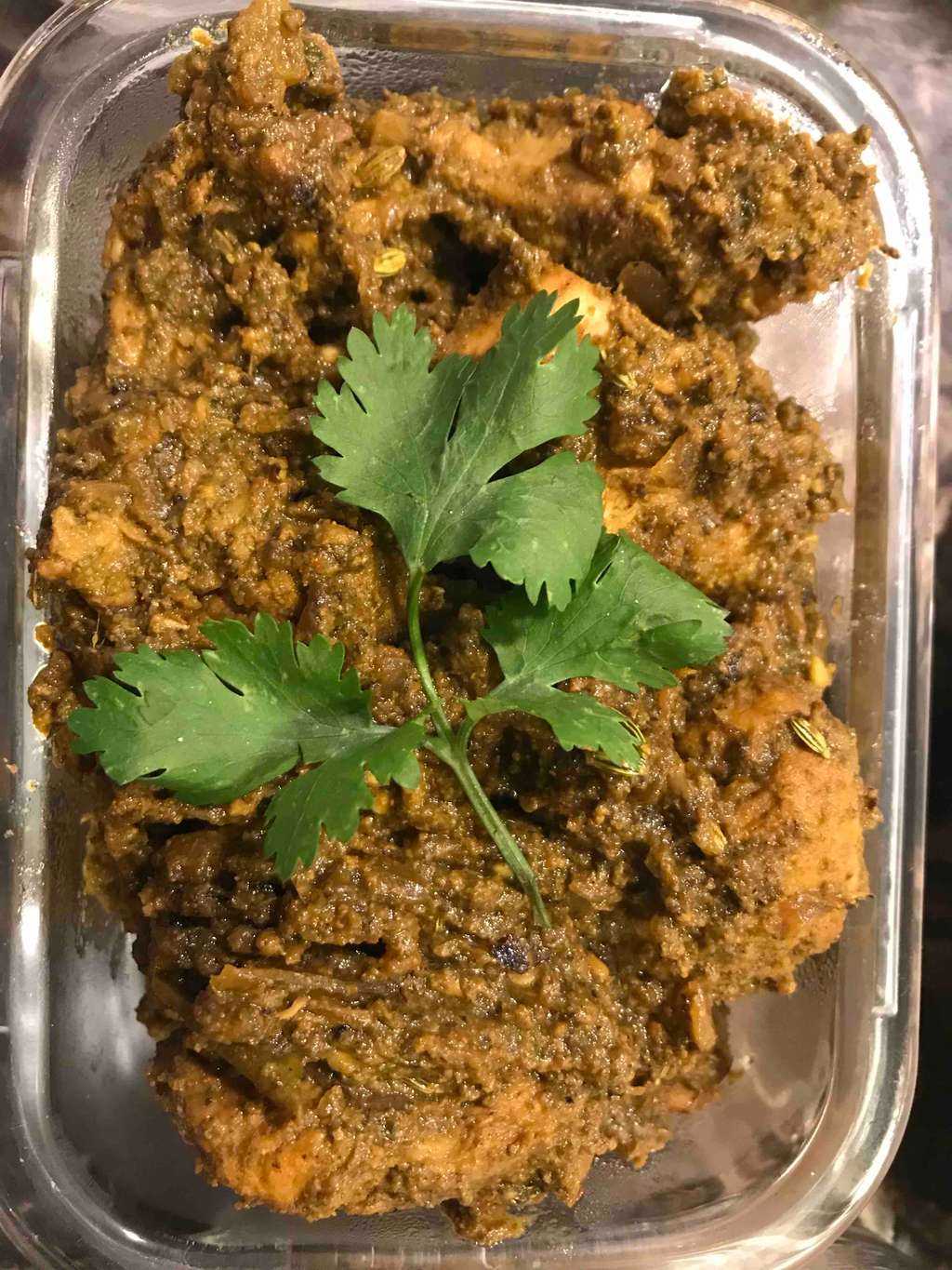 Chicken Hariyali masala curry