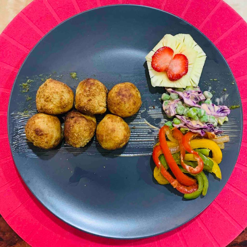 Air Fried Paneer Balls