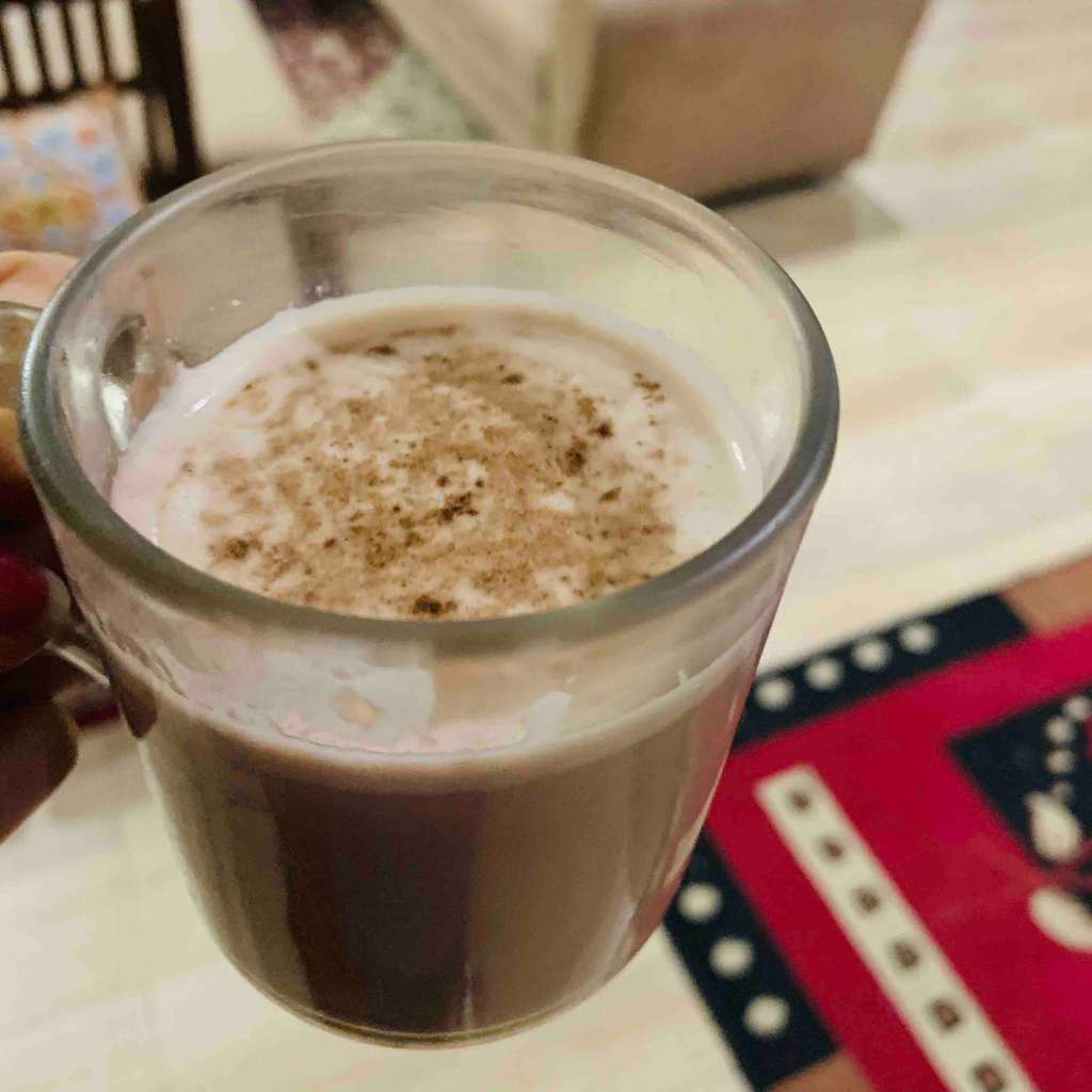 Hot chocolate with protein twist!