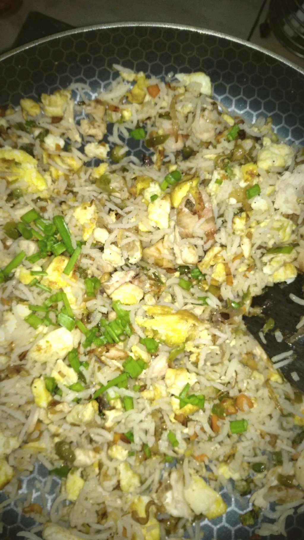 chicken and egg fried rice