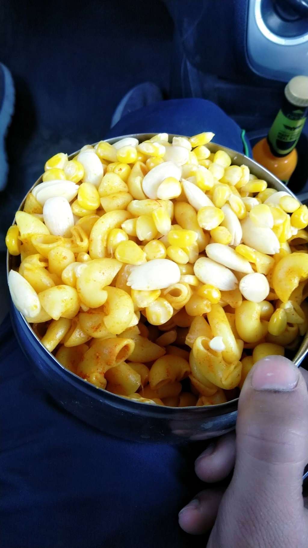 Almond Sweetcorn Pasta