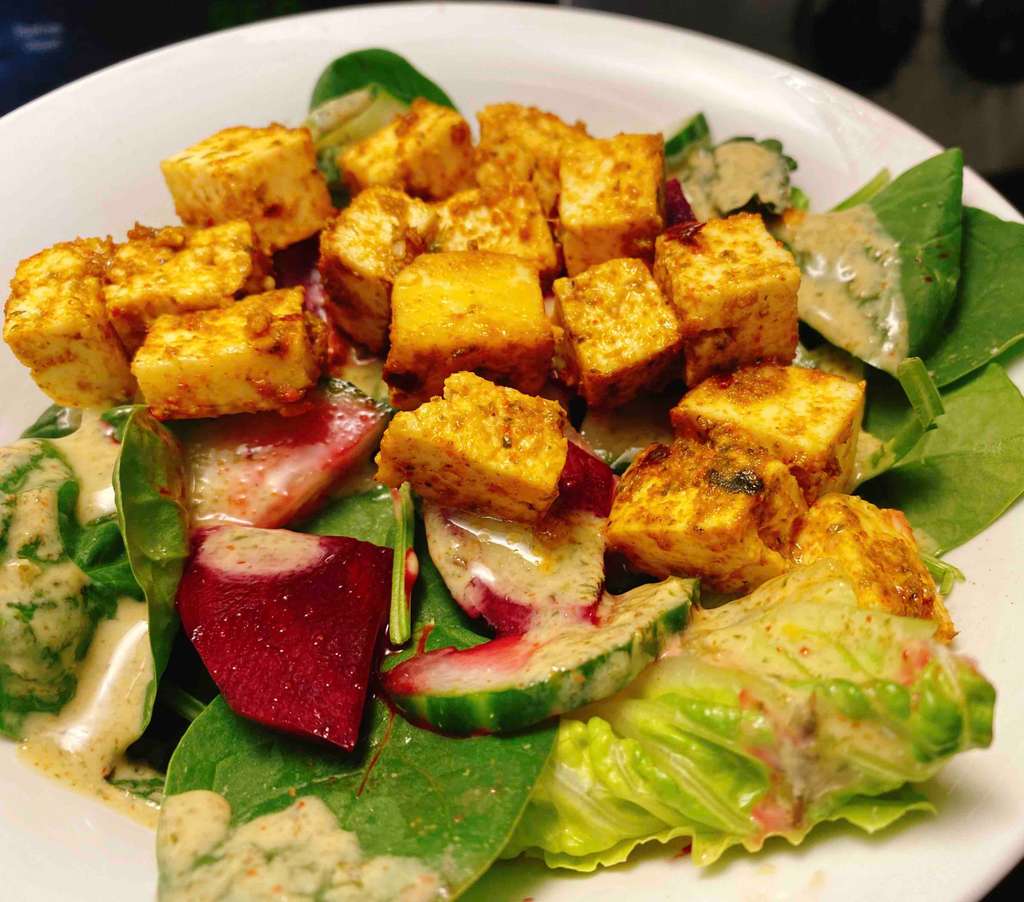 Tandoori Paneer Salad