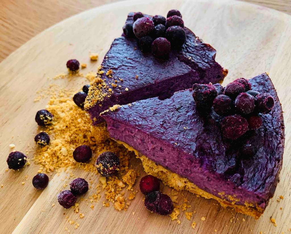 Blueberry cheesecake (low calories)