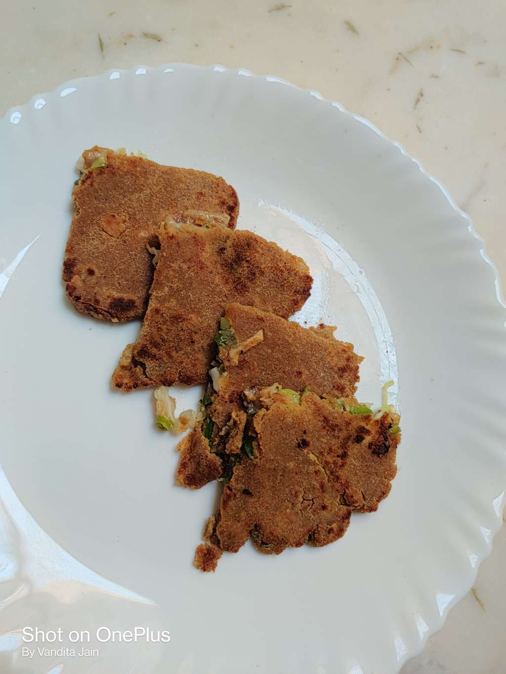 Vegetable Soy Cheese Parantha