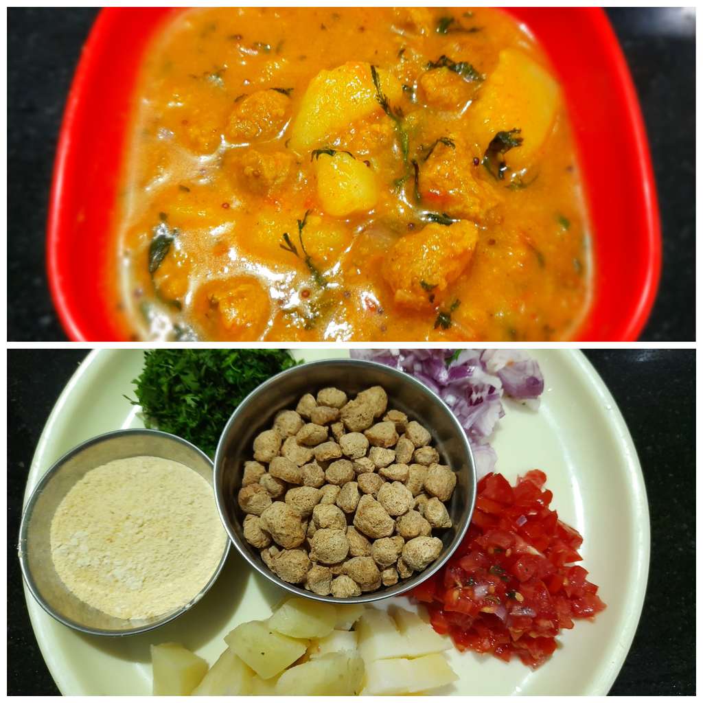 Soya Dal Combo Gravy with Potatoes