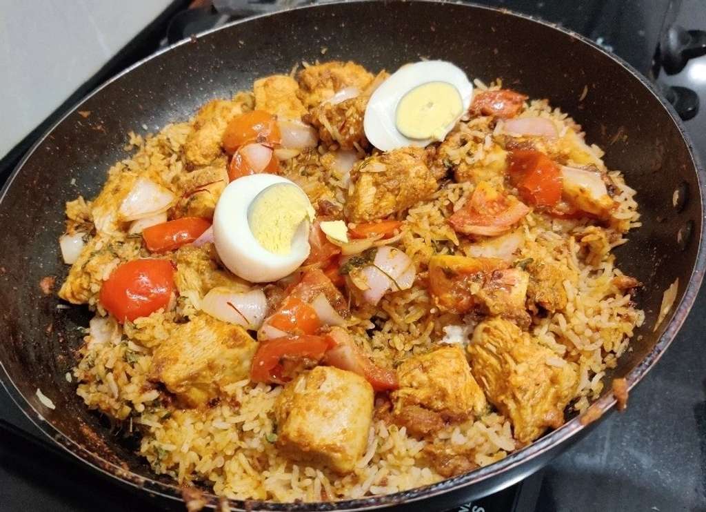 CHICKEN TIKKA PULAO😋
