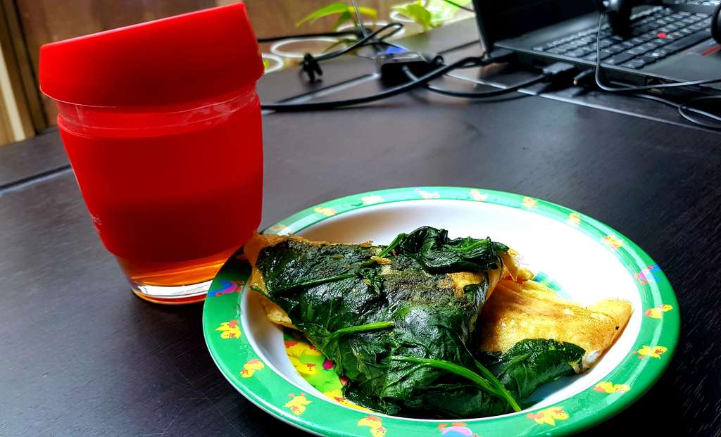 Spinach Egg Omelette