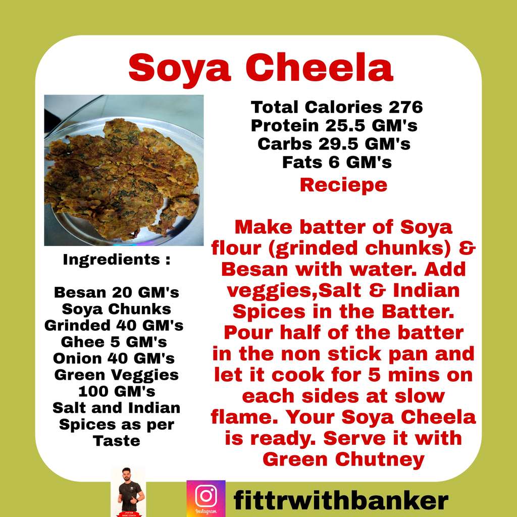 Soya Besan Cheela
