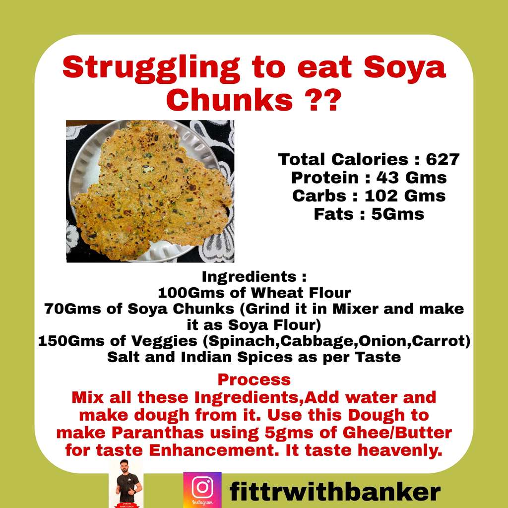 Soya Wheat Parantha