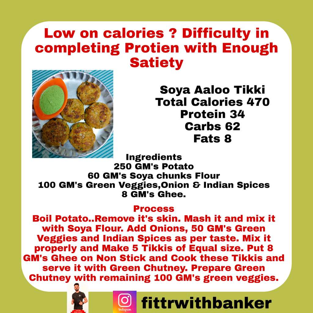 Soya Aaloo Tikki