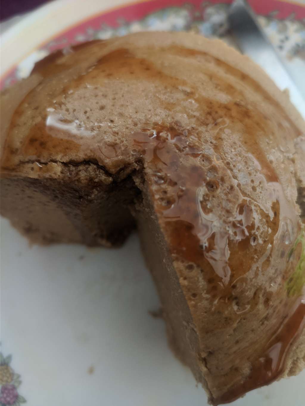 Raw whey wheat flour cake