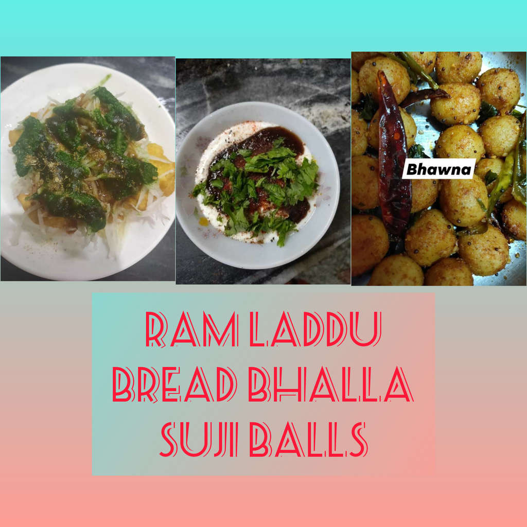 #fittrMasterChef3 -Ram Laddu/ Bread Bhalla/ Suji balls