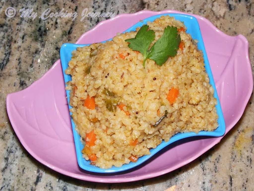 Godhuma rava/Dalia/Semolina upma