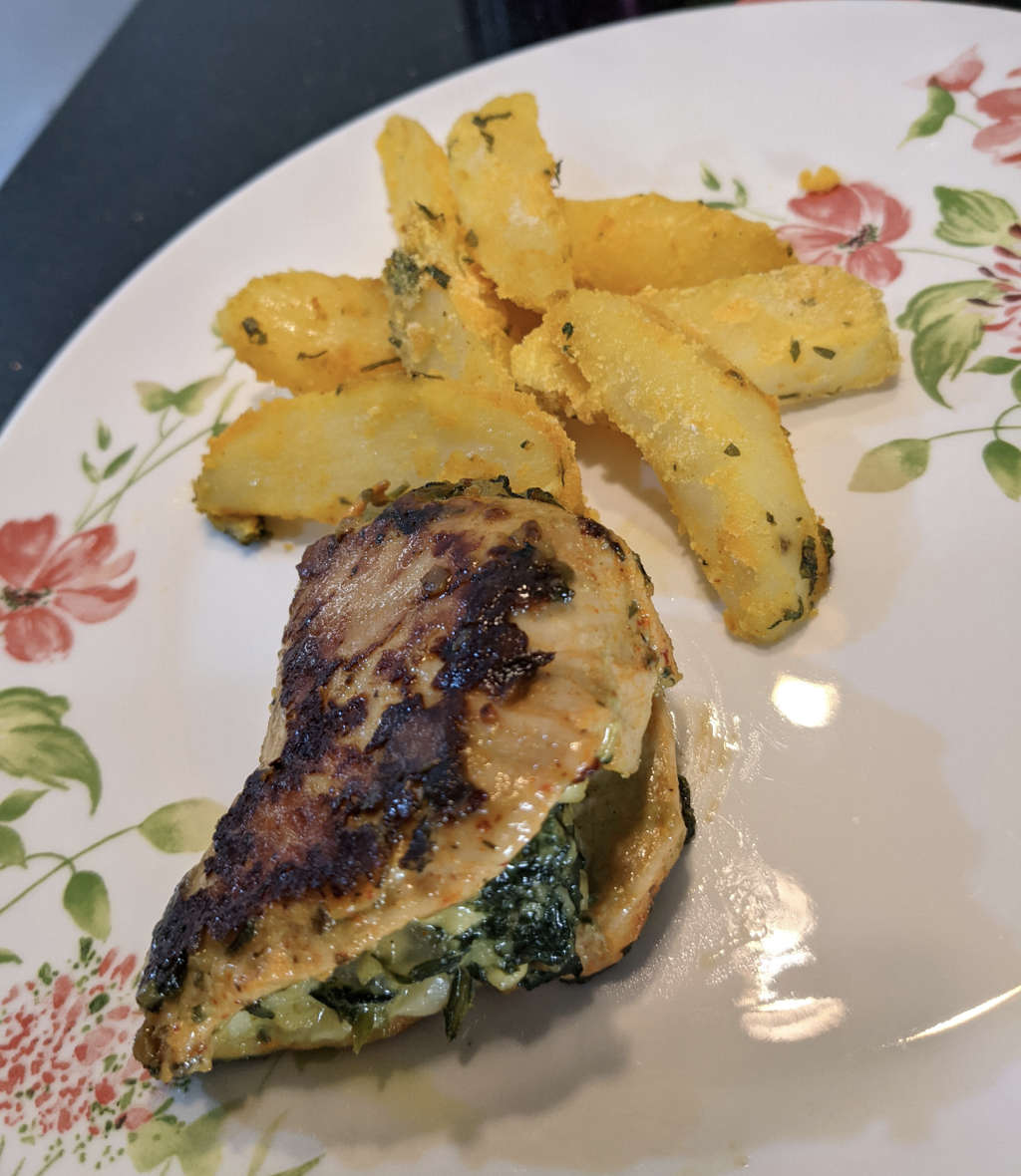 Spinach Stuffed Chicken !!