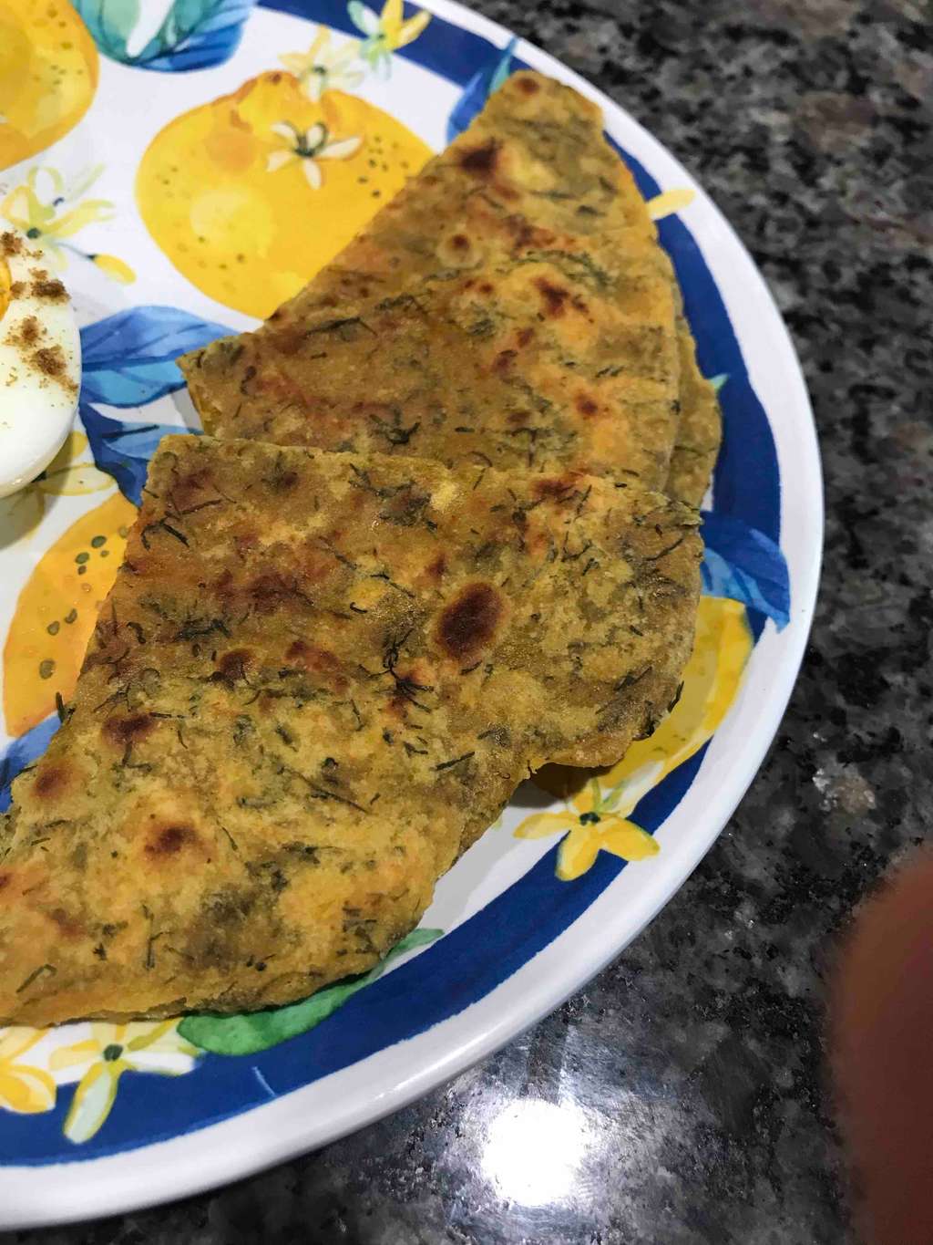 Cheese stuffed bakhri