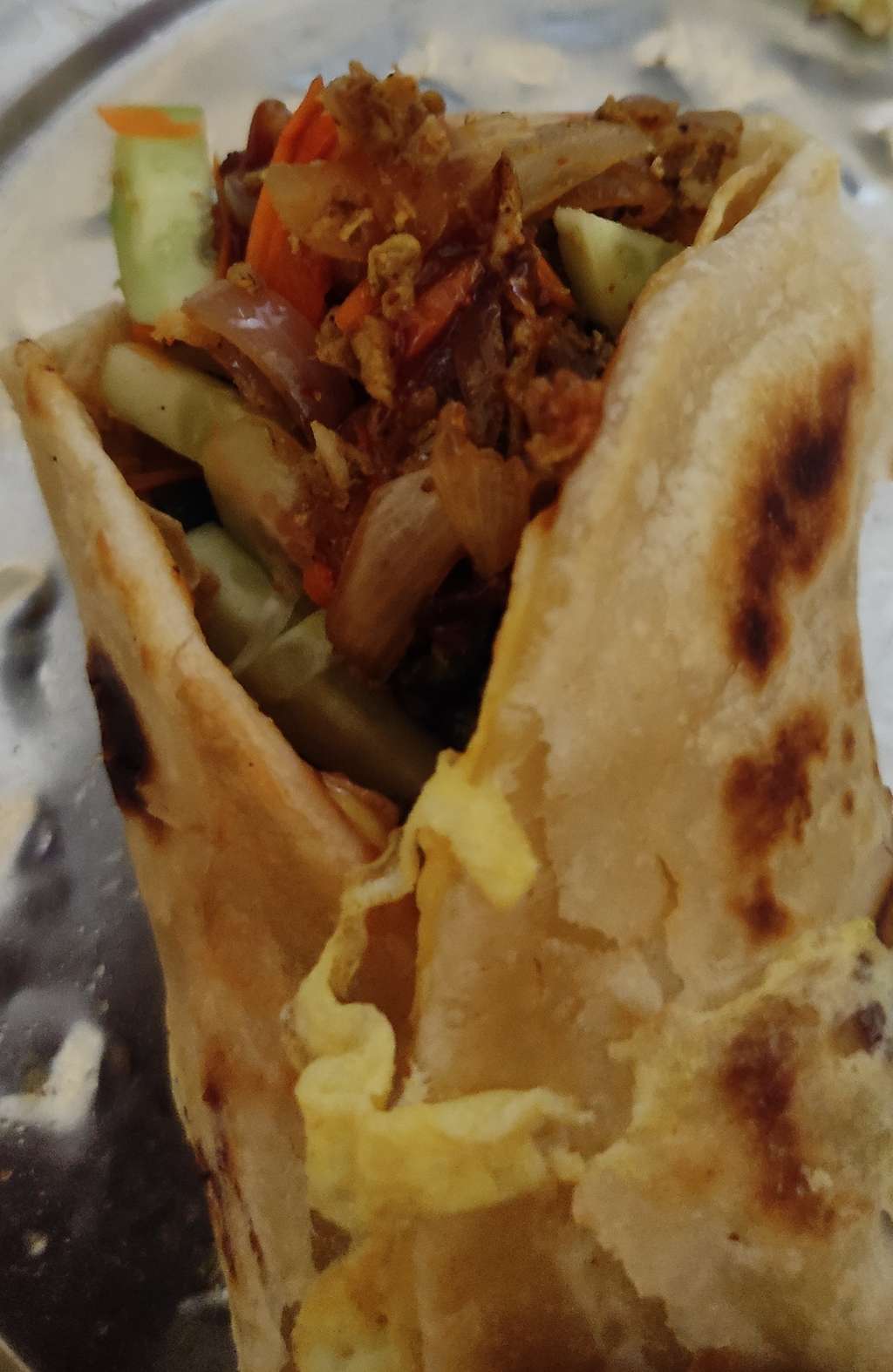 Egg Chicken Wrap
