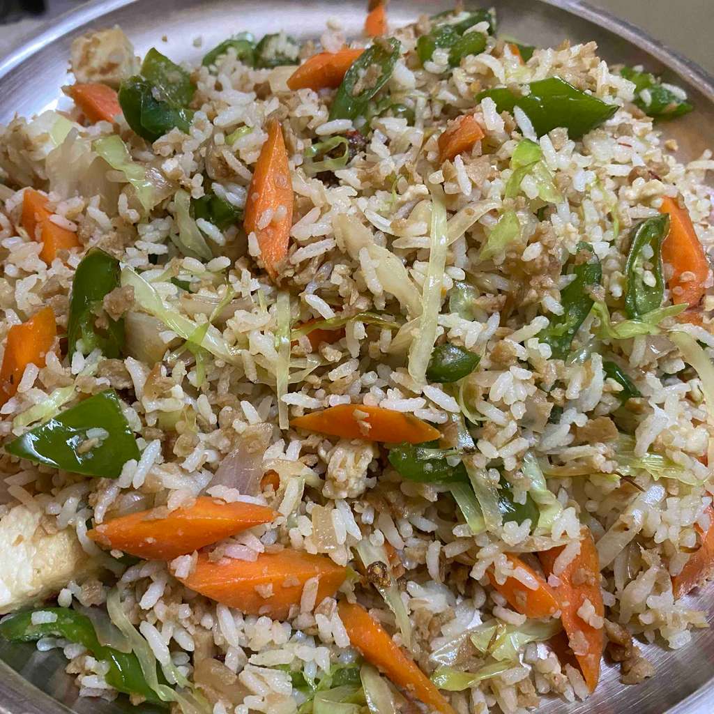 mixed veg/paneer/soya fried rice 