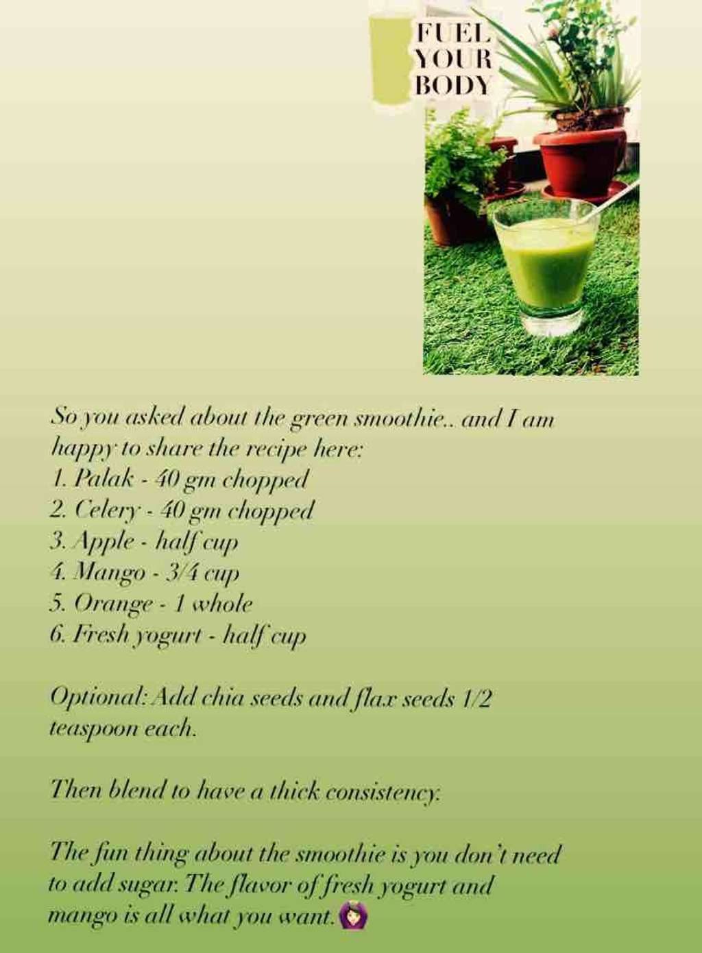 Green smoothie