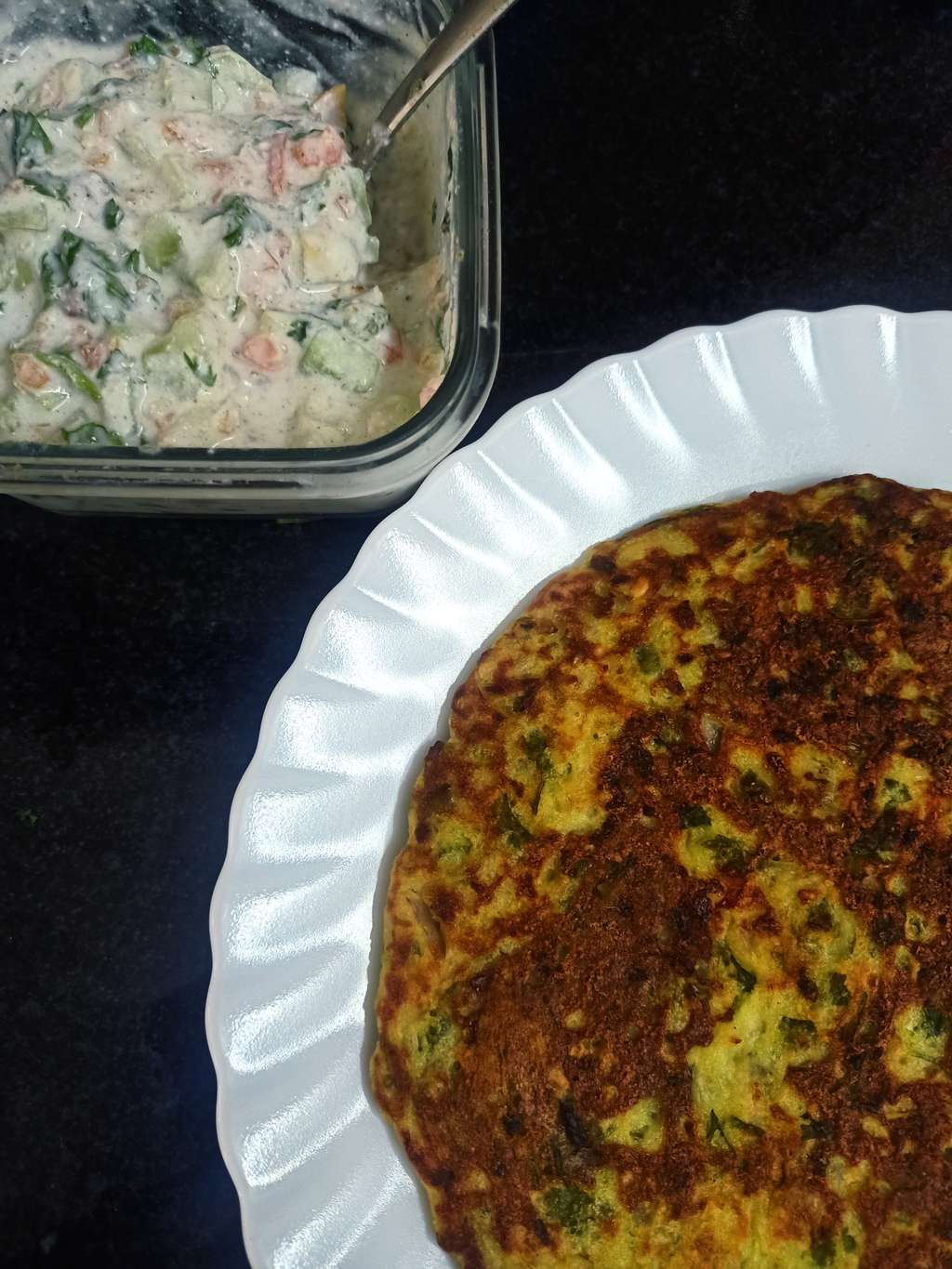 Savoury pancake | Moong dal omelette