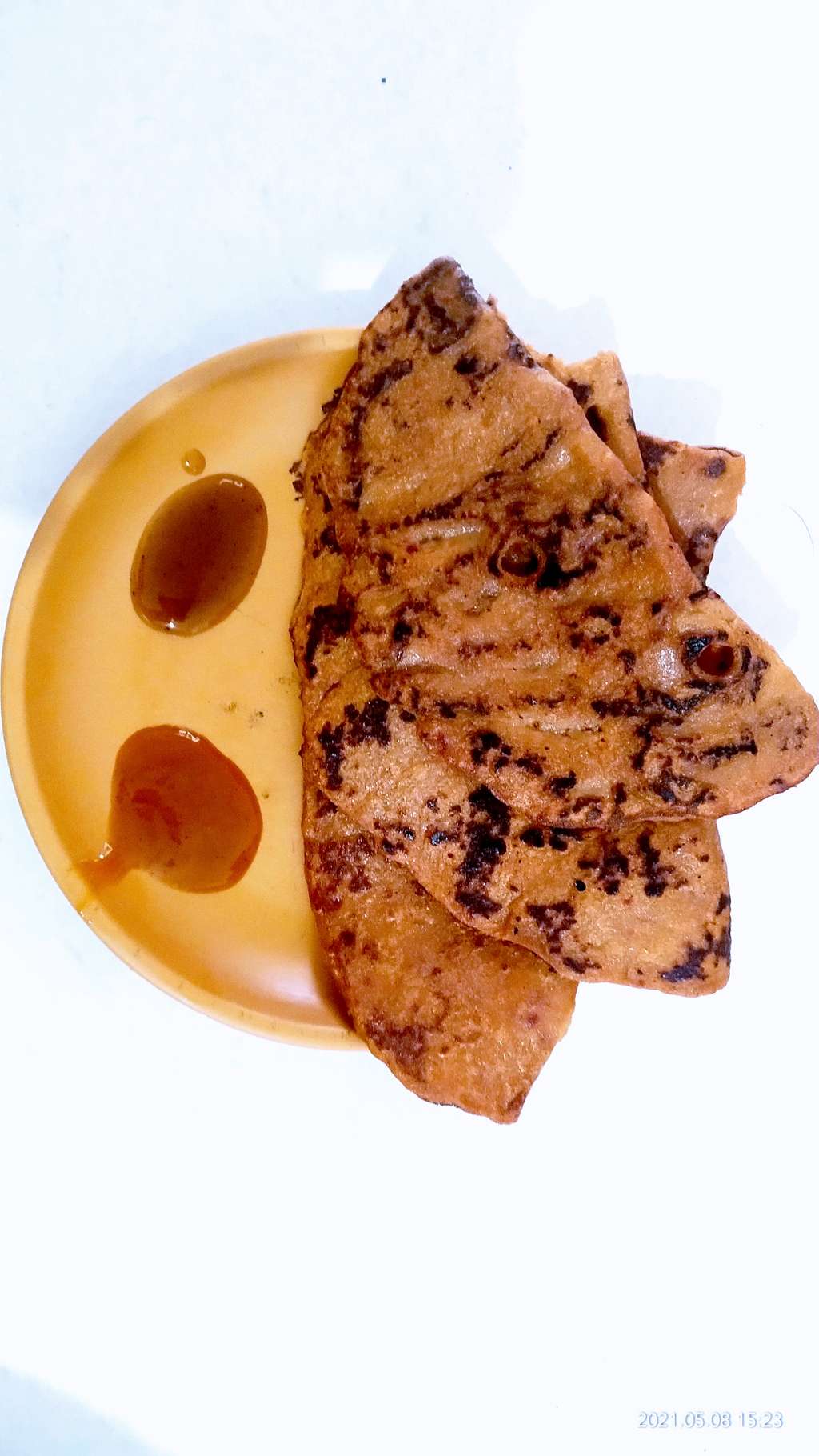 soya potato parathas