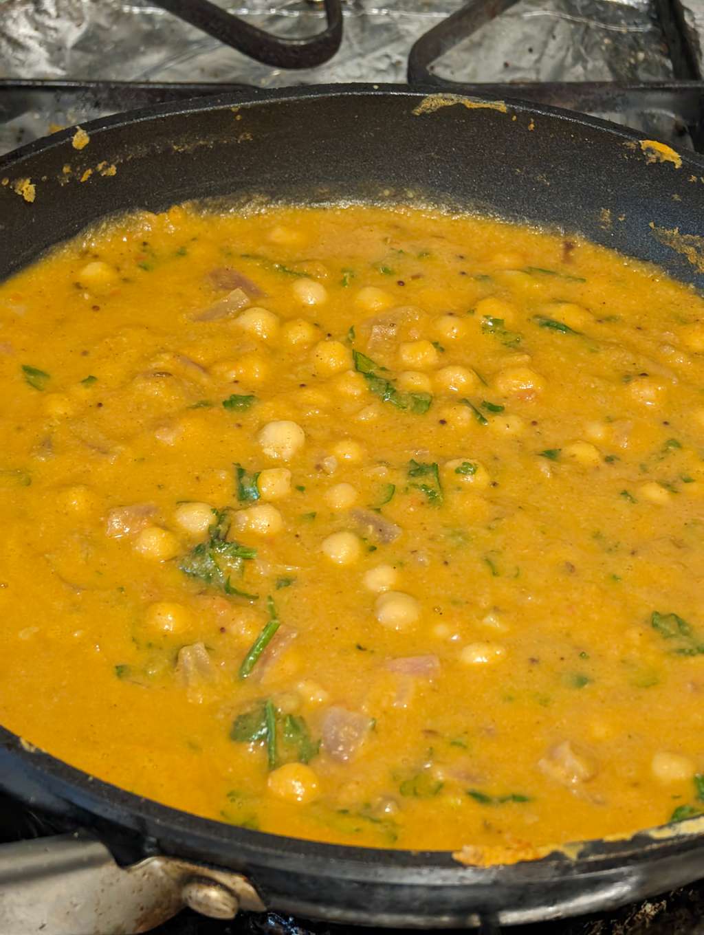High protein Chickpea Curry. 
