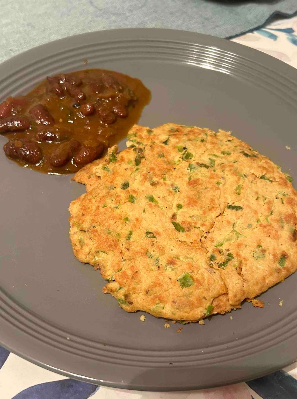 SoyaBean Besan Veggie Chilla