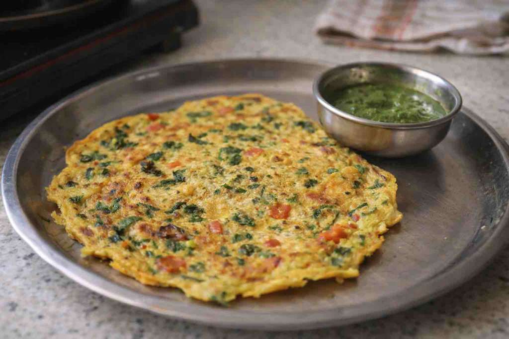 Try this Vegetable Besan Chilla — quick, filling, and sugar-stabilizing.