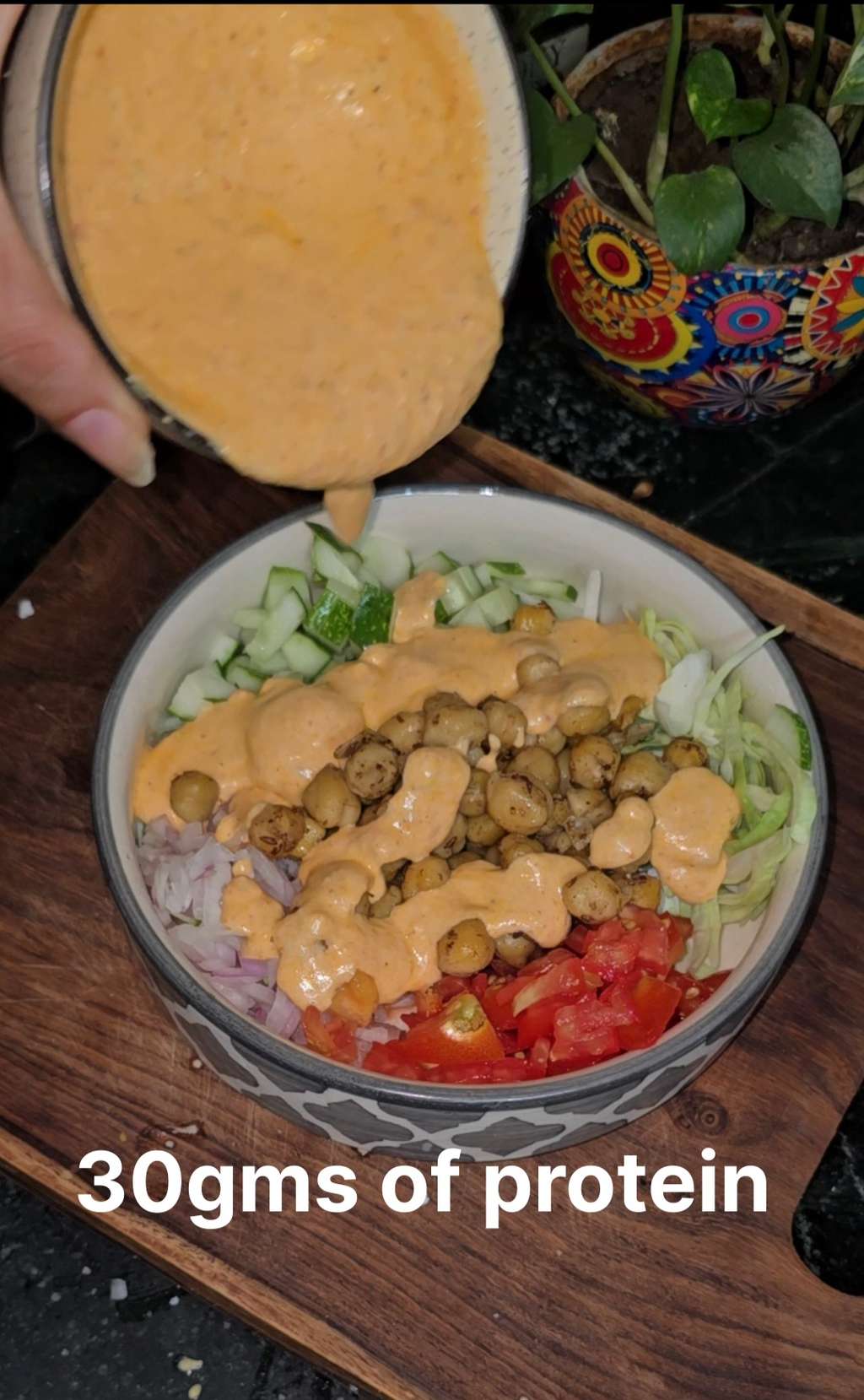High protein cheakpeas salad 