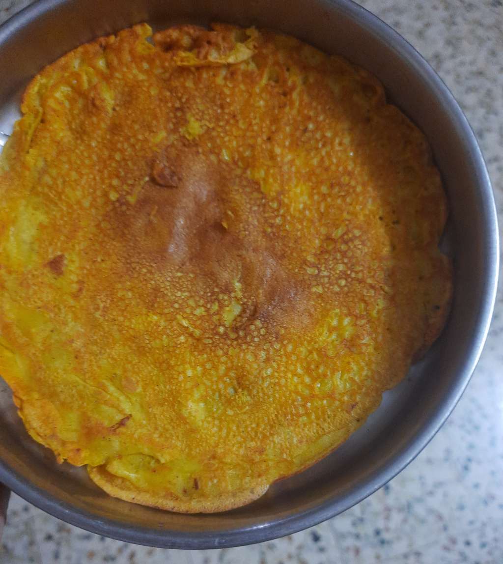 Gram flour chila on satwik diet day & gluten free too