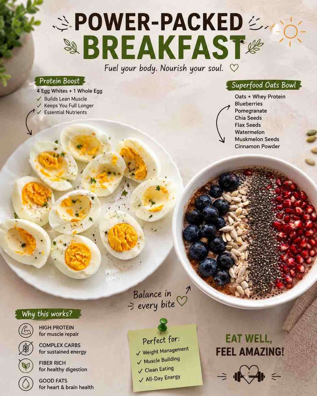 Morning Energy Protein Bowl