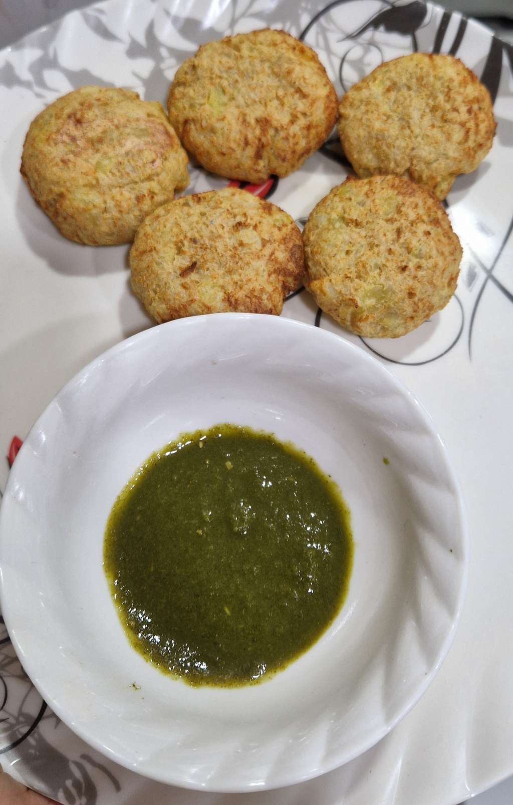 Aloo soya tikki 