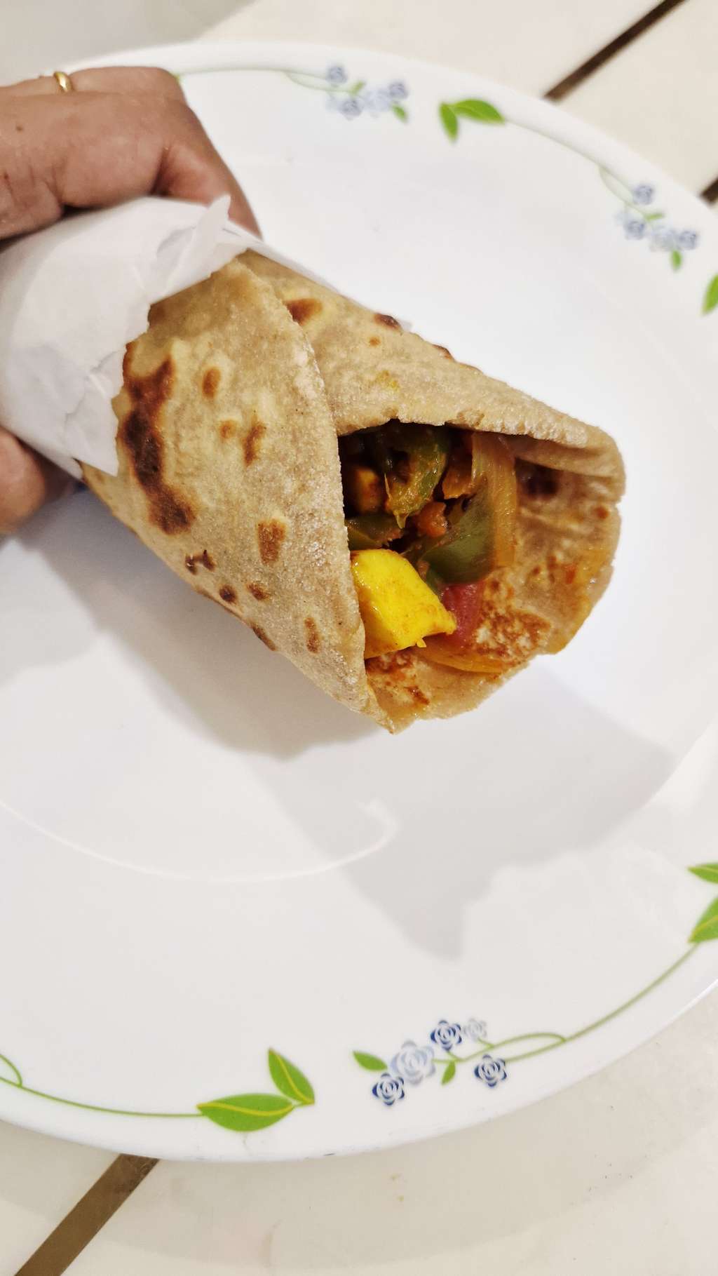 Soya Paneer Veg Wrap