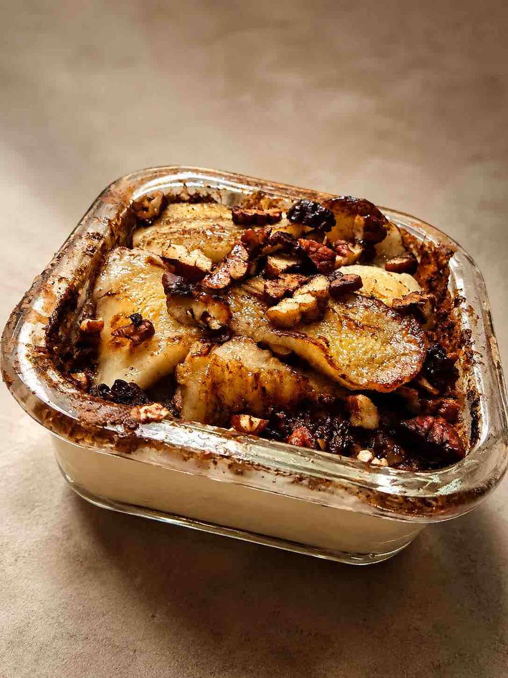  Caramelized Banana Cocoa Protein/Dessert Bowl 