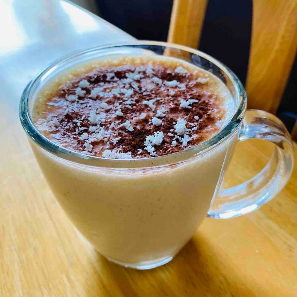 Orange protein smoothie 🍊