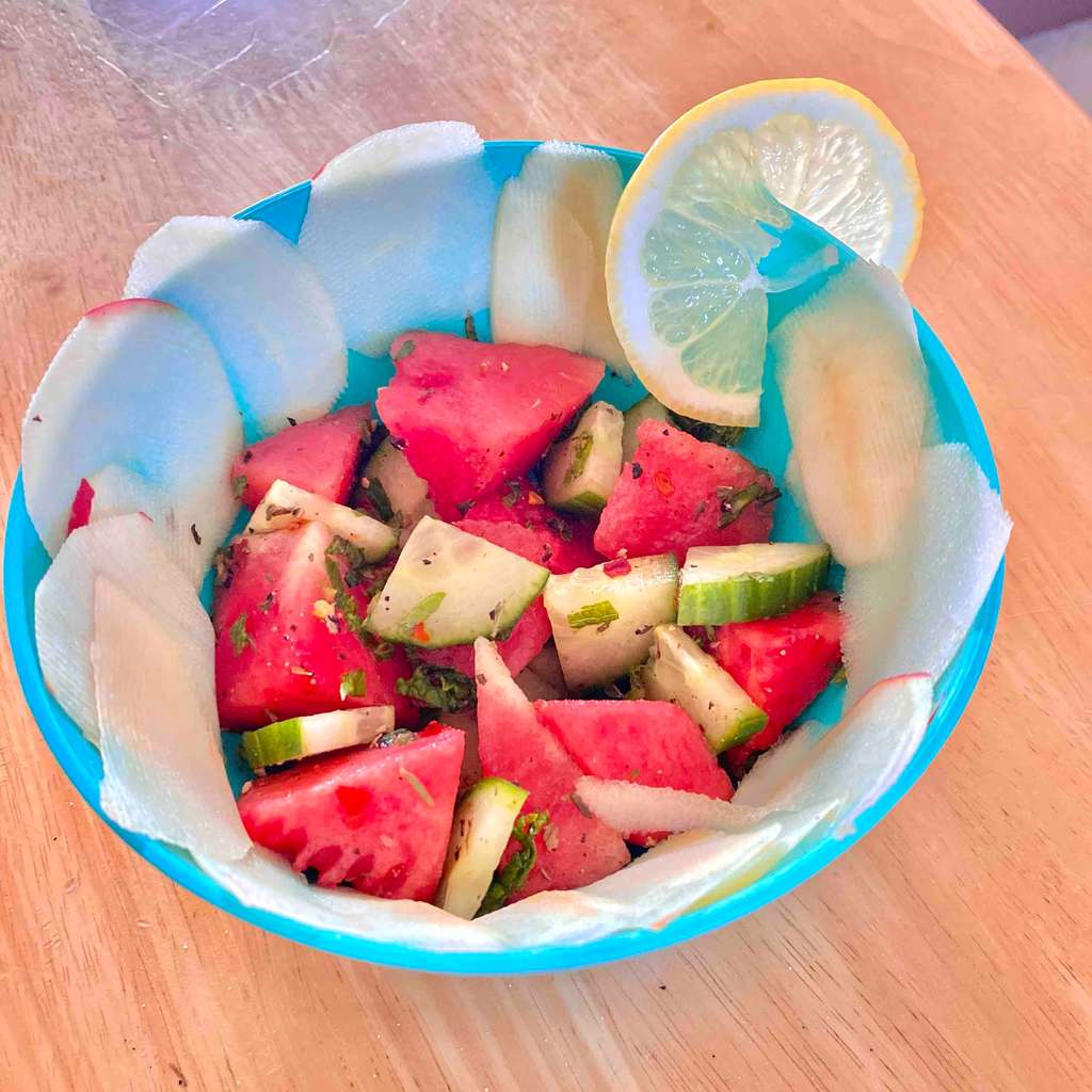 Watermelon salad