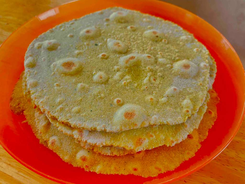 spicy soya wheat Rotis