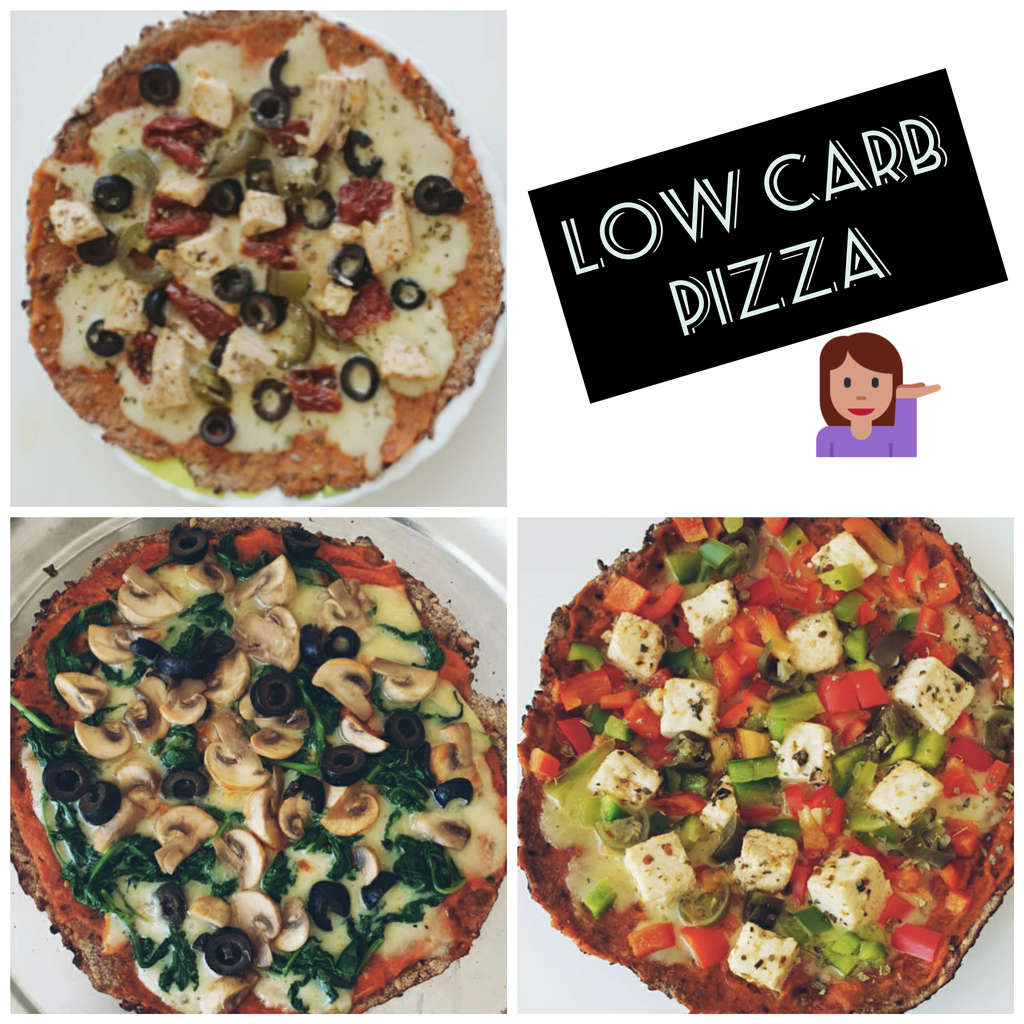 Low carb high protein pizza
