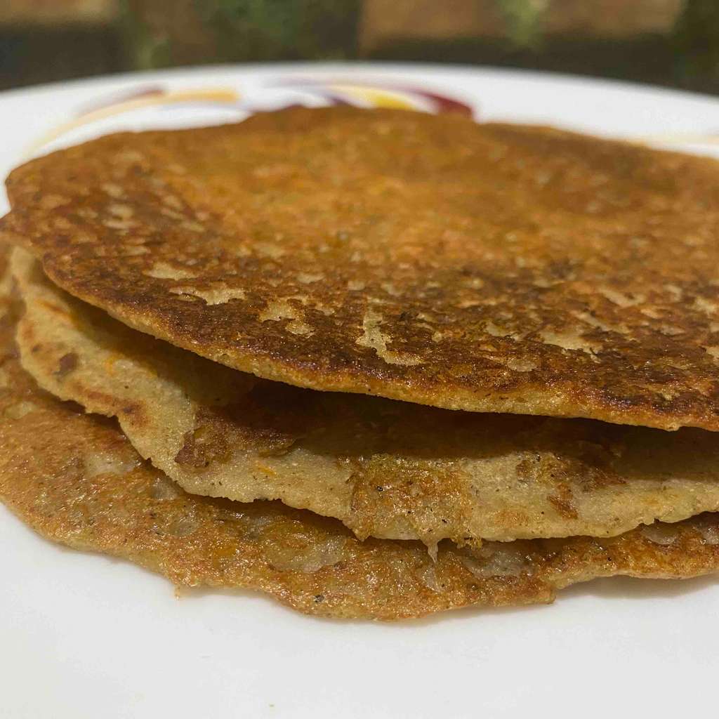 Jowar( Sorgham/Cholam) Soya chunks Dosa
