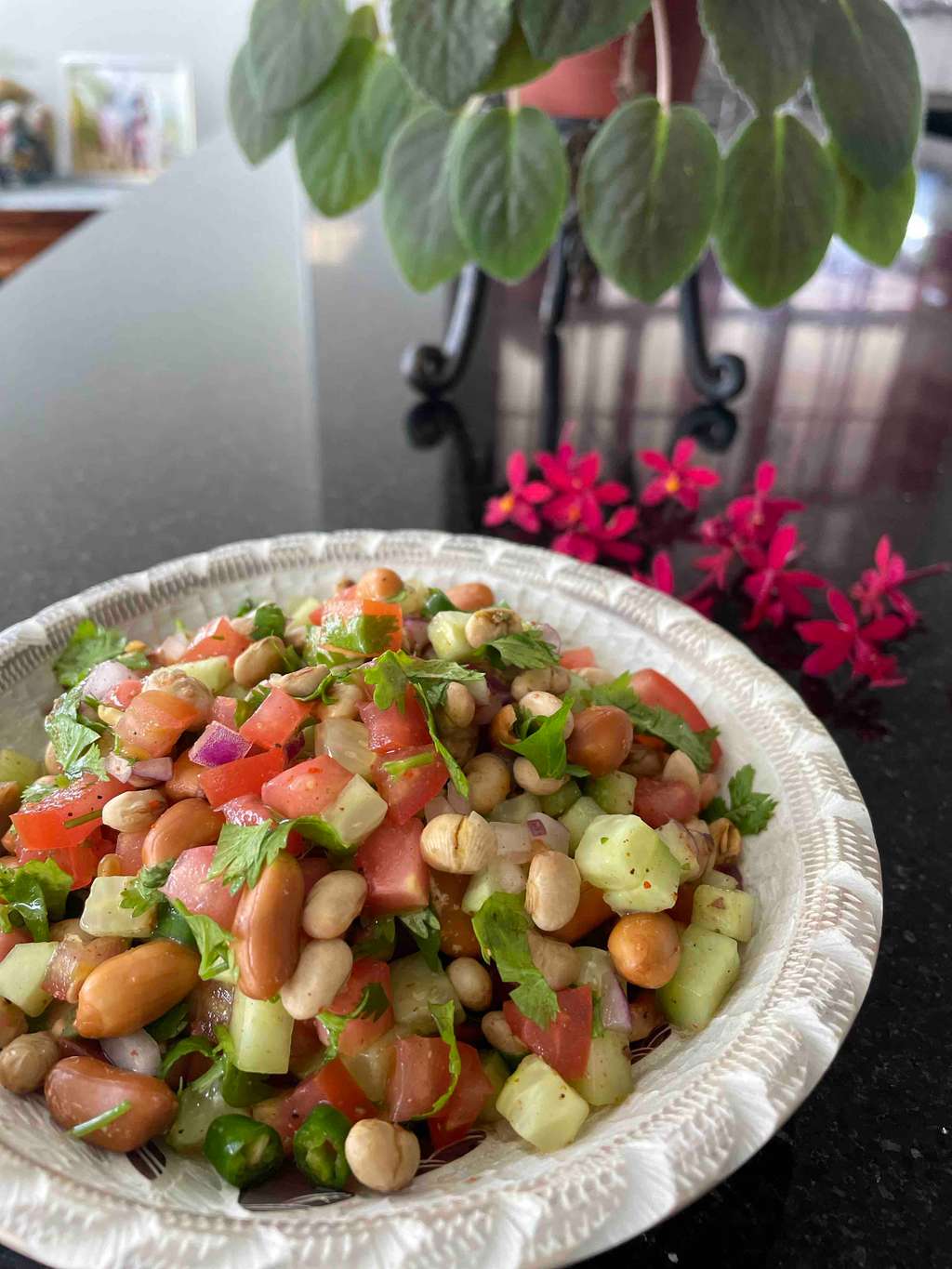 Roasted Soya Peanuts Chaat 