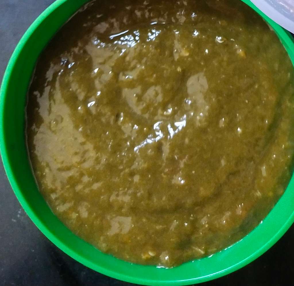 Khatta palak chutney