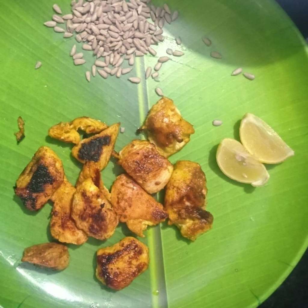 garlic curd chicken breast fry