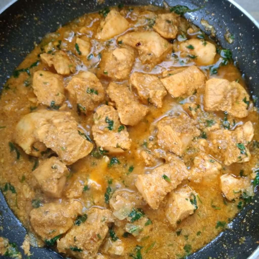 Boiled Chicken Breast Curry