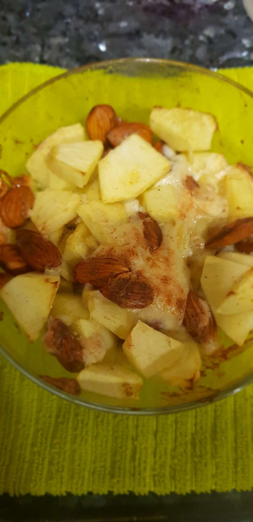 baked cheese apple