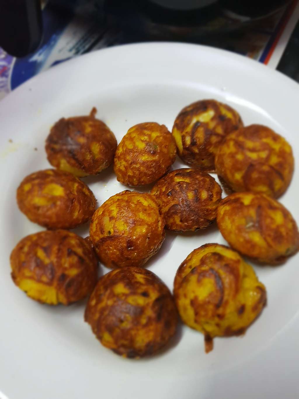soya onion pakoda in appe pan