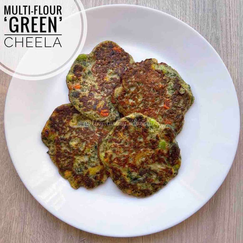Multi-Flour Green Cheela
