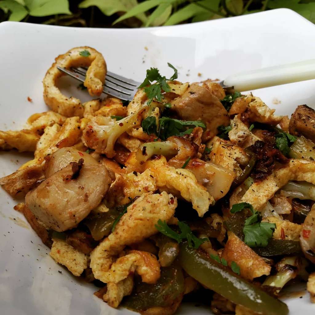 Butter garlic egg noodles 🍜