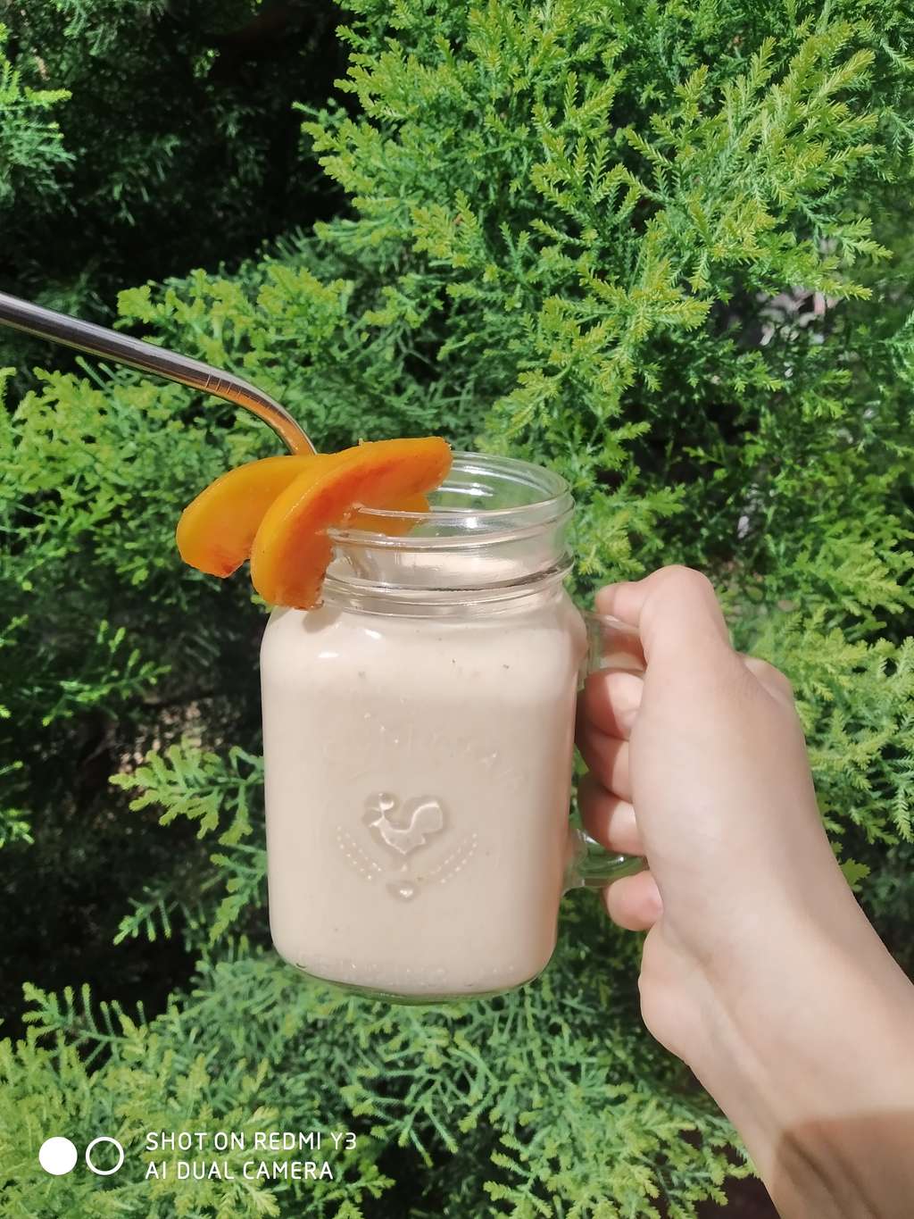 Peach smoothie 🍑🥤